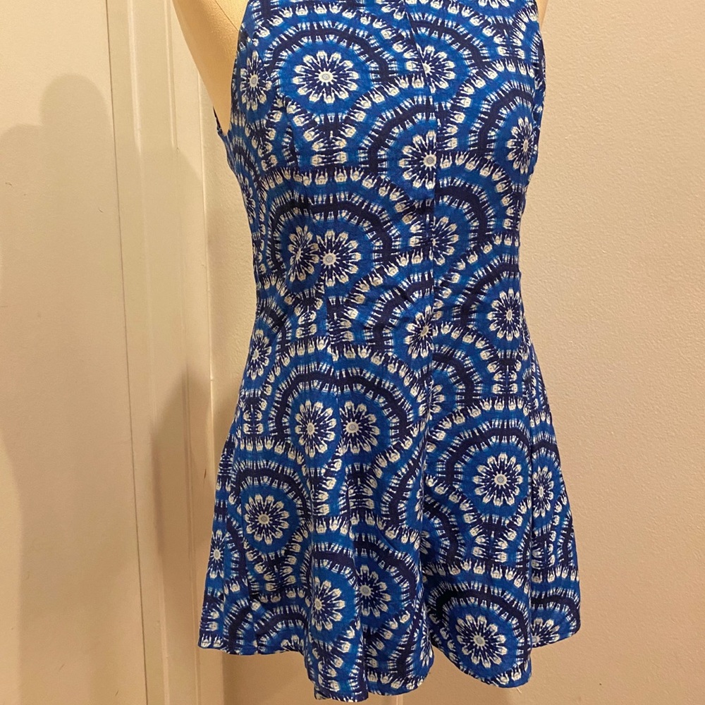 Blue Print Romper Small - Picture 4 of 7